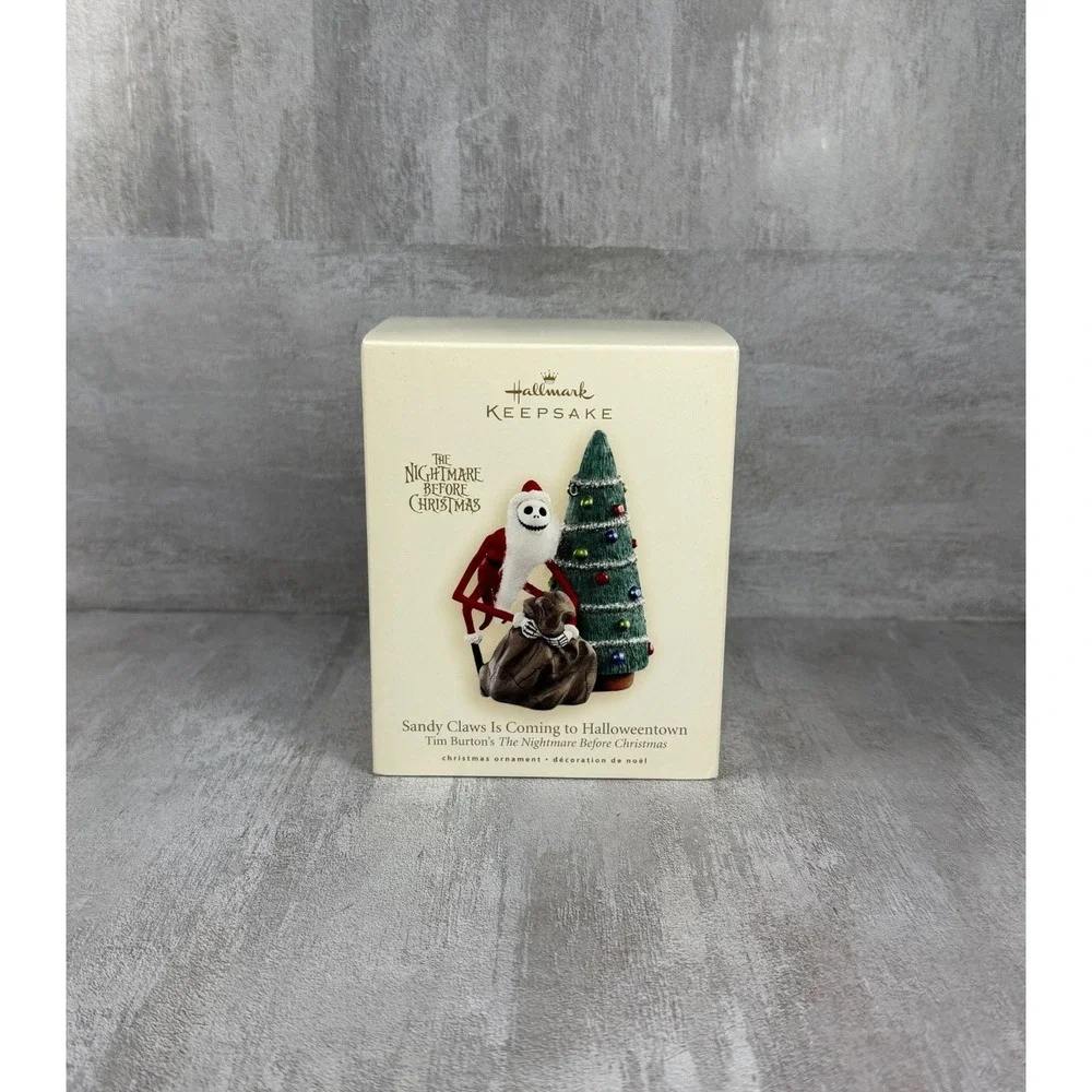 Hallmark Keepsake 2007 Nightmare Before Christmas Sandy Claws Jack Skellington
